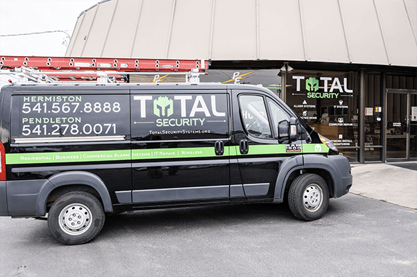 Total Security service van